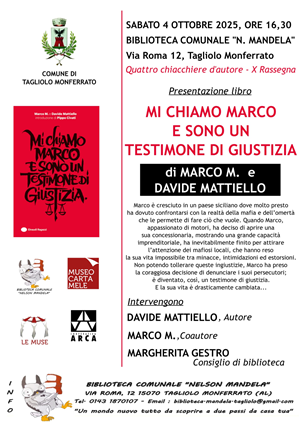 Quattro Chiacchiere d'Autore - X Rassegna