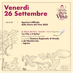 Storie del Vino 2025 - Programma incontri culturali